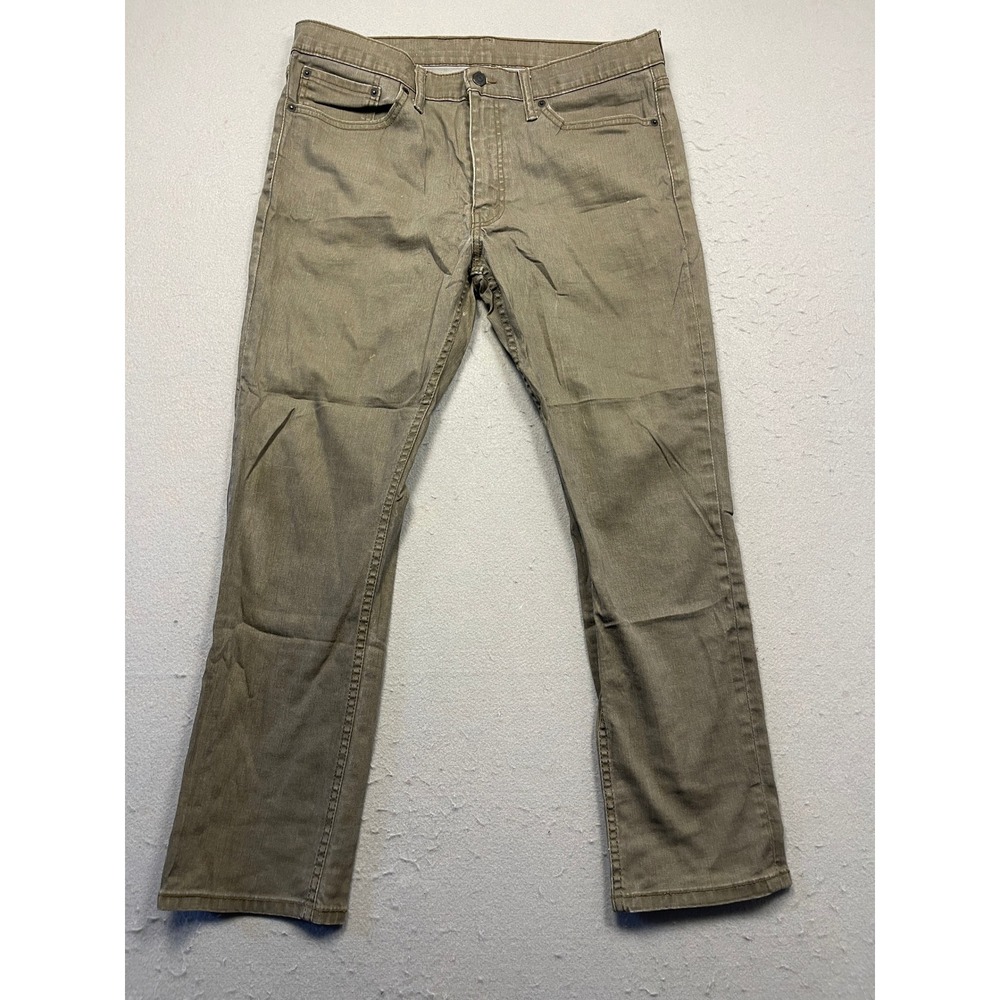 Levi's 511 Slim Fit Denim Olive Green W36 L30 Mens
